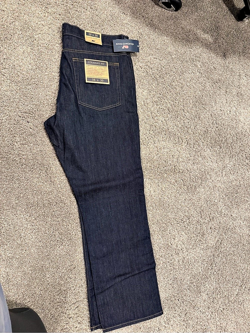 Vineyard Vines Updated Dark Wash Straight Fit Jeans